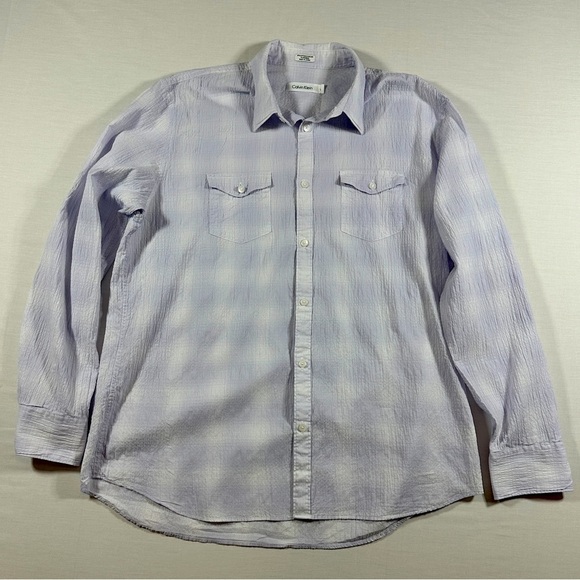 Calvin Klein Other - Men’s Calvin Klein Gauze Shirt Size Large​​​